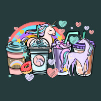 Unicorn Coffee Cups Premium Hoodie | Teevron
