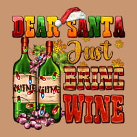 Dear Santa Just Bring Wine Heavyweight Hoodie | Teevron