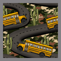 Cactus Camouflage School Bus Seamless Pattern Heavyweight Hoodie | Teevron