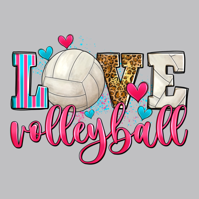 Love Volleyball Long Sleeve Tee by Zillion Design Studio | Teevron