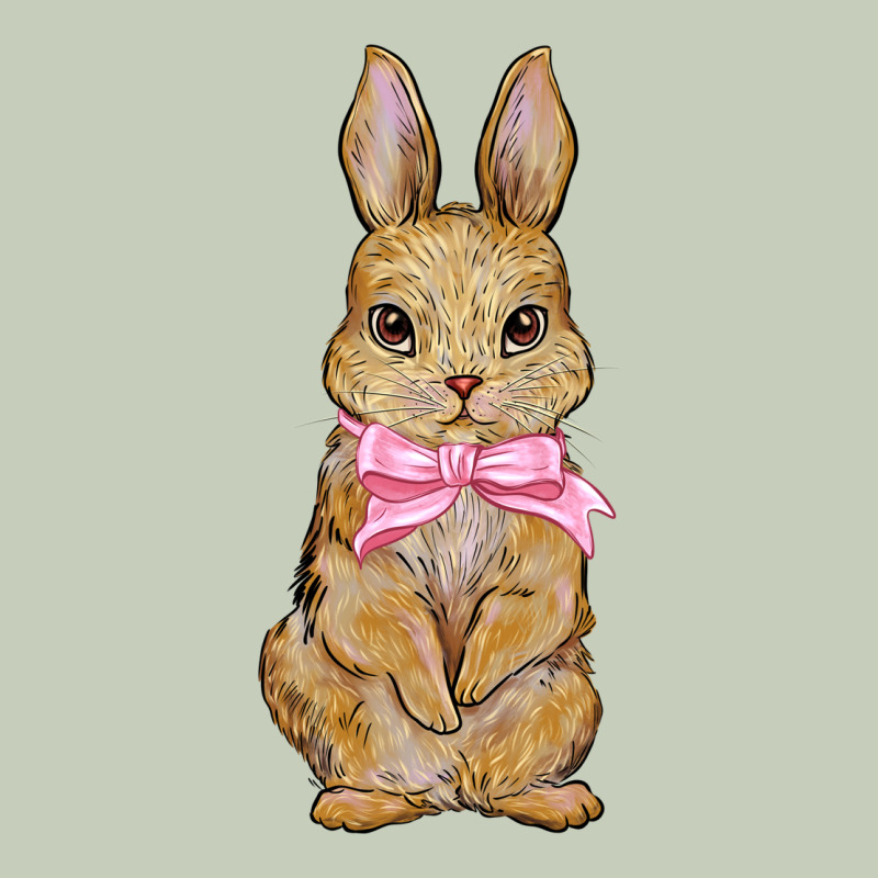 Easter Rabbit Pink Flowers Classic Tee by BarkalooDesign | Teevron