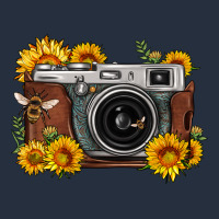 Sunflower Bee Vintage Camera Zipper Hoodie | Teevron