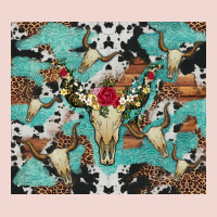Bull Skull Flowers Cowhides And Leopard Premium Sweatshirt | Teevron