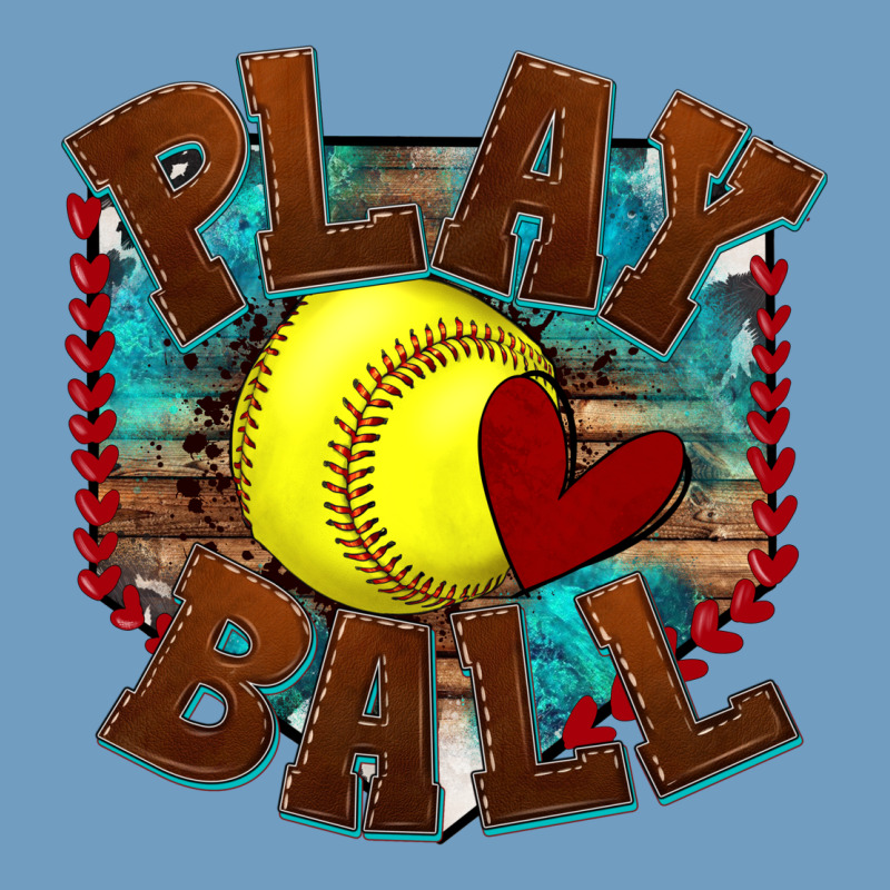 Play Ball Softball Urban Heavy Tee by texasbilliewilder | Teevron