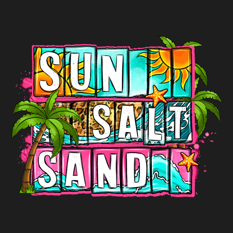 Sun Salt Sand Summer Classic Tee by Zillion Design Studio | Teevron