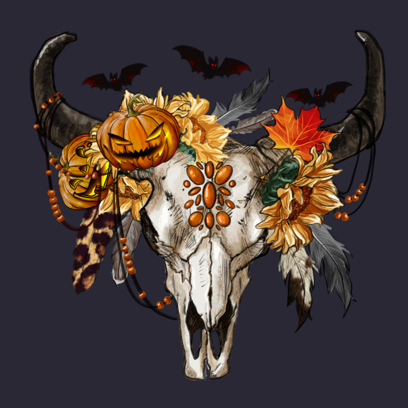 Halloween Bull Skull Vintage Tee by RanaPortraitStore | Teevron