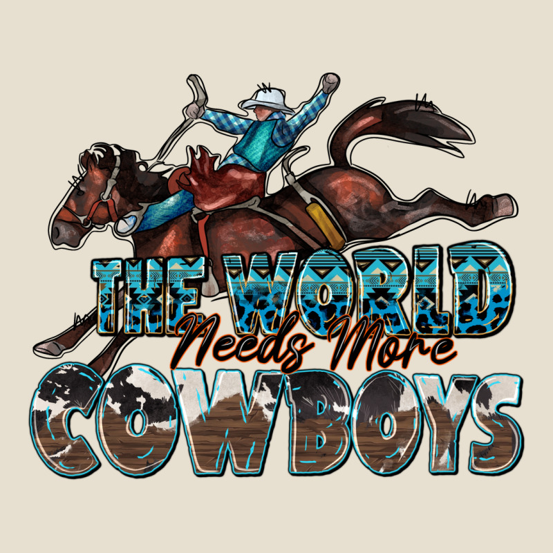The World Needs More Cowboys Urban Heavy Tee by Zillion Design Studio | Teevron