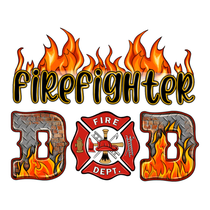 Firefighter Dad Zipper Hoodie by HRA Design Shop | Teevron