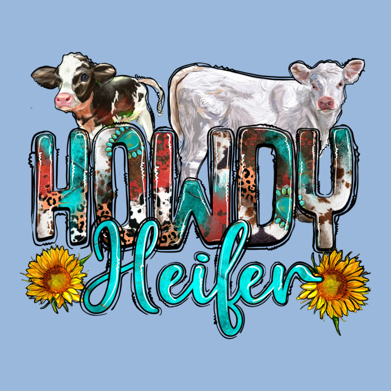Western Howdy Heifer Premium Hoodie by NancyCooperArtShop | Teevron