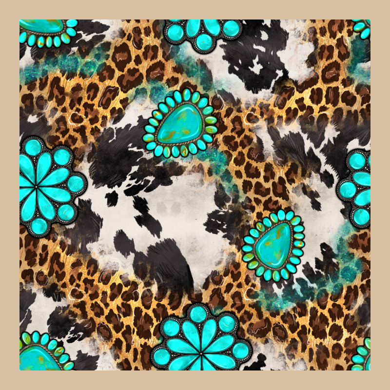 Western Turquoise Seamless Pattern Heavyweight Hoodie by BundleAndBundleShop | Teevron