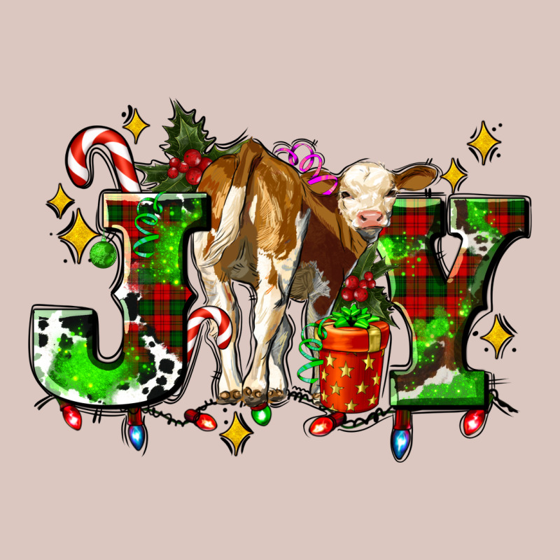Joy With Baby Cow And Christmas Gifts Mistletoe Premium Hoodie by AdoDesignShop | Teevron