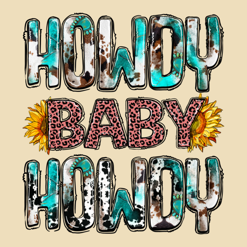 Western Howdy Baby Howdy Premium Hoodie by NancyCooperArtShop | Teevron