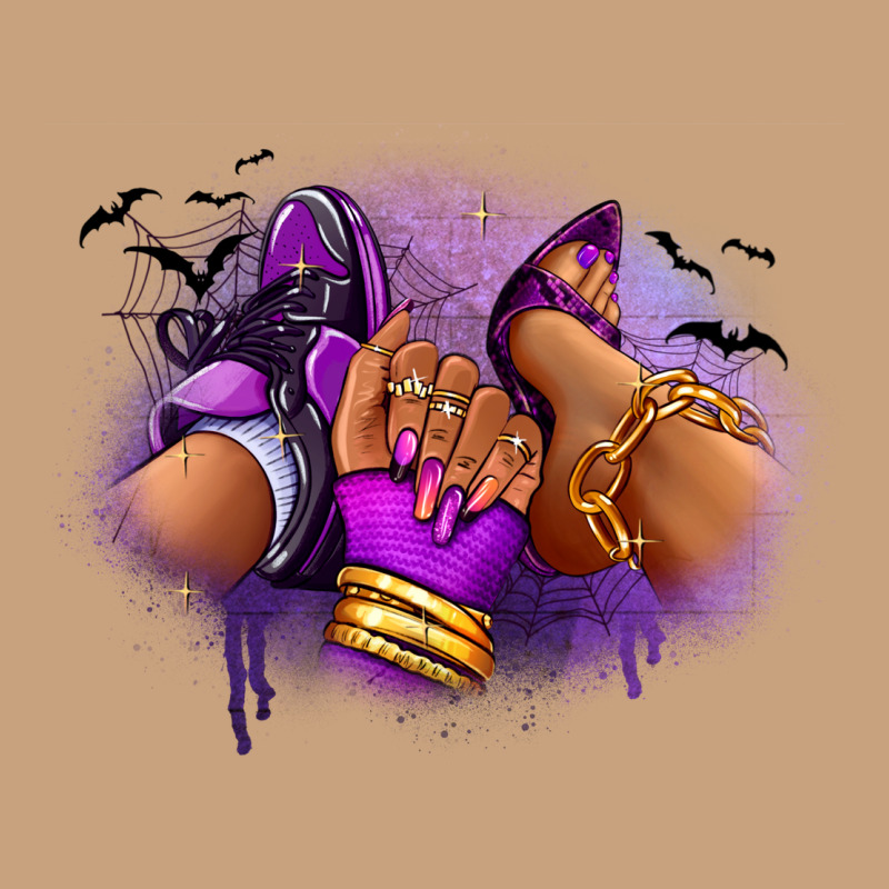 Halloween Sneaker And Heel Afro Woman Vintage Tee by RanaPortraitStore | Teevron