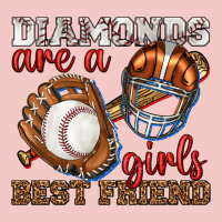 Diamonds Are A Girls Best Friend Baseball Urban Heavy Tee | Teevron