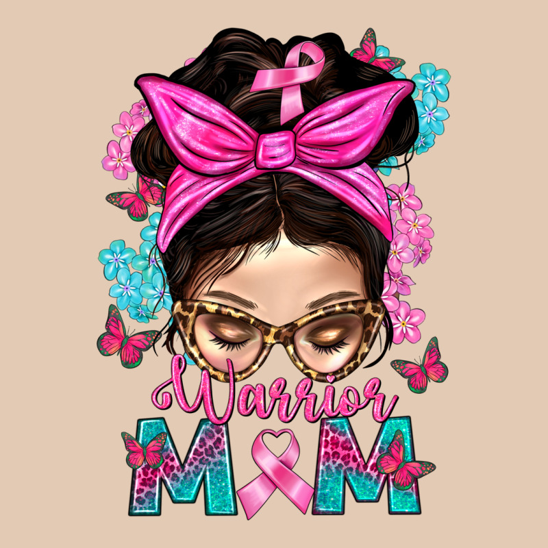 Warrior Mom Messy Bun With Flowers Urban Hoodie by BundleAndBundleShop | Teevron