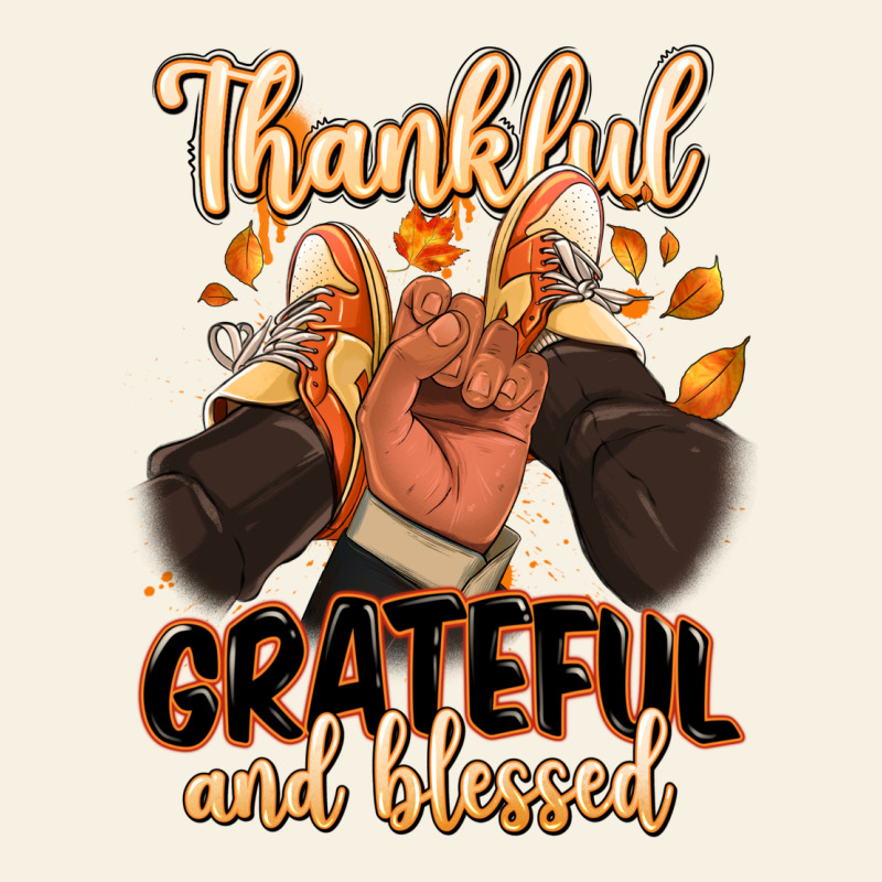 Thankful Grateful And Blessed Black Man Sneakers Vintage Tee by RanaPortraitStore | Teevron