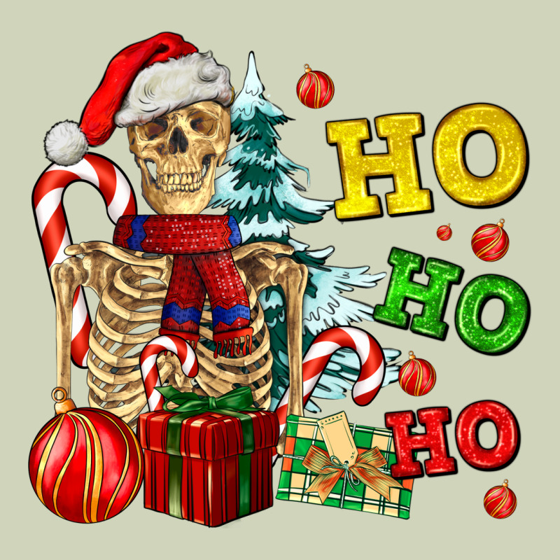 Christmas Ho Ho Ho Skeleton Heavyweight Hoodie by AdoDesignShop | Teevron