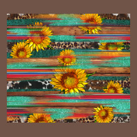 Sunflower Serape Wood And Cowhide Premium Sweatshirt | Teevron