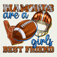 Diamonds Are A Girls Best Friend Football Urban Heavy Tee | Teevron