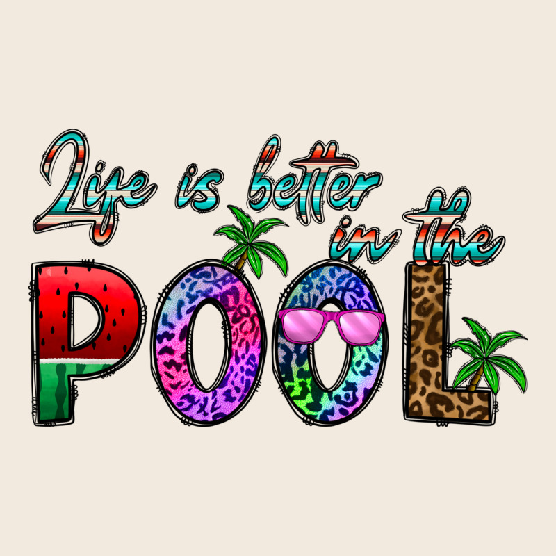 Life Is Better İn The Pool Zipper Hoodie by CowhideDigitalArt | Teevron