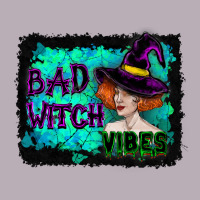 Halloween Bad Witch Vibes Watercolor Vintage Tee | Teevron
