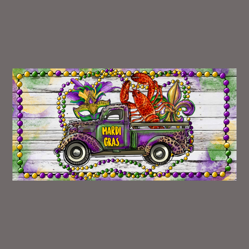 Mardi Gras Truck And Fleur De Lis Crawfish Urban Heavy Tee by RanaPortraitStore | Teevron