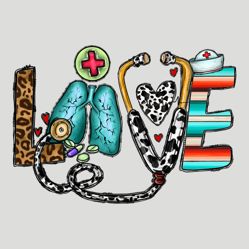 Love Nurse Zipper Hoodie by CowhideDigitalArt | Teevron
