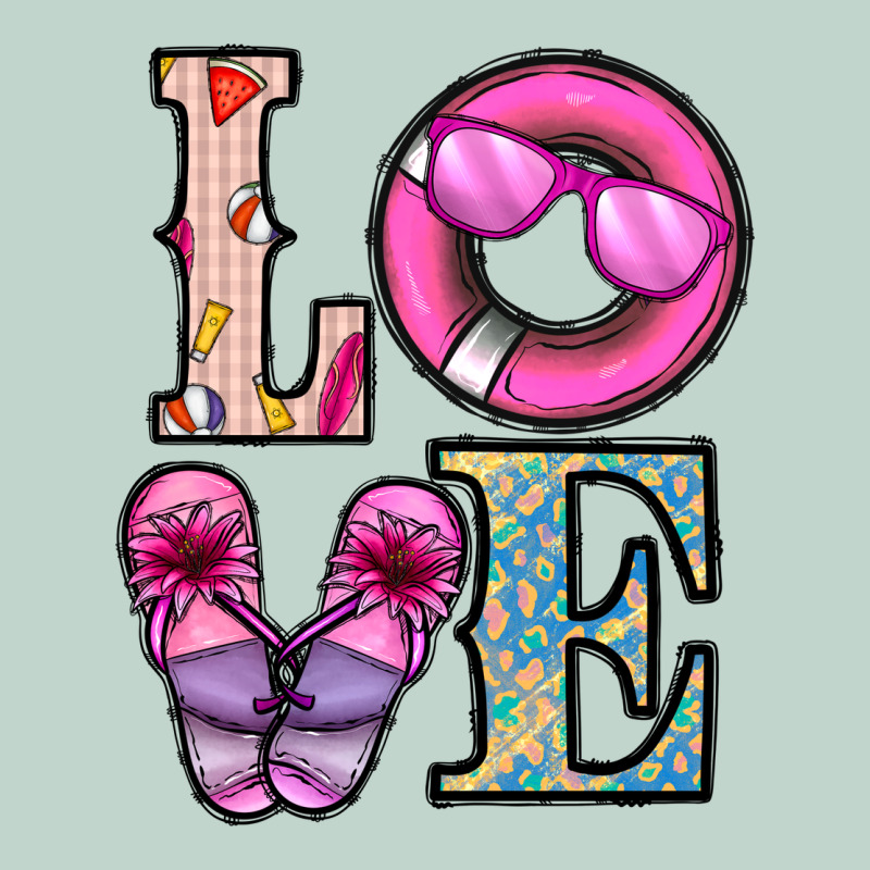 Love Summer Zipper Hoodie by CowhideDigitalArt | Teevron