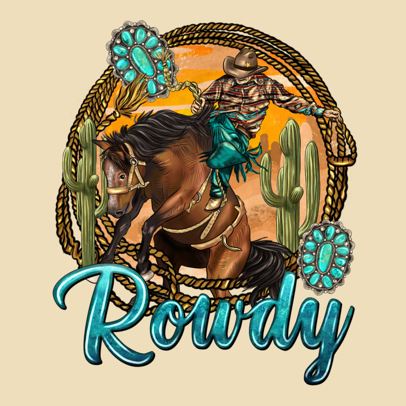 Western Rowdy Premium Hoodie by NancyCooperArtShop | Teevron
