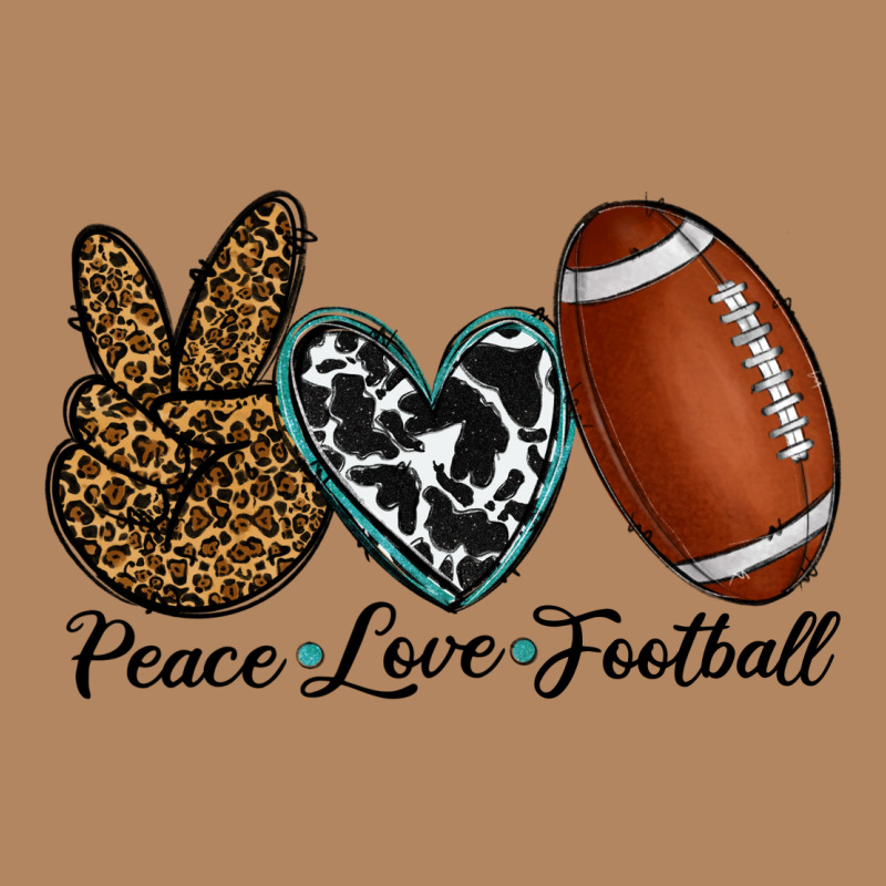 Peace Love Football Long Sleeve Tee by RanaPortraitStore | Teevron