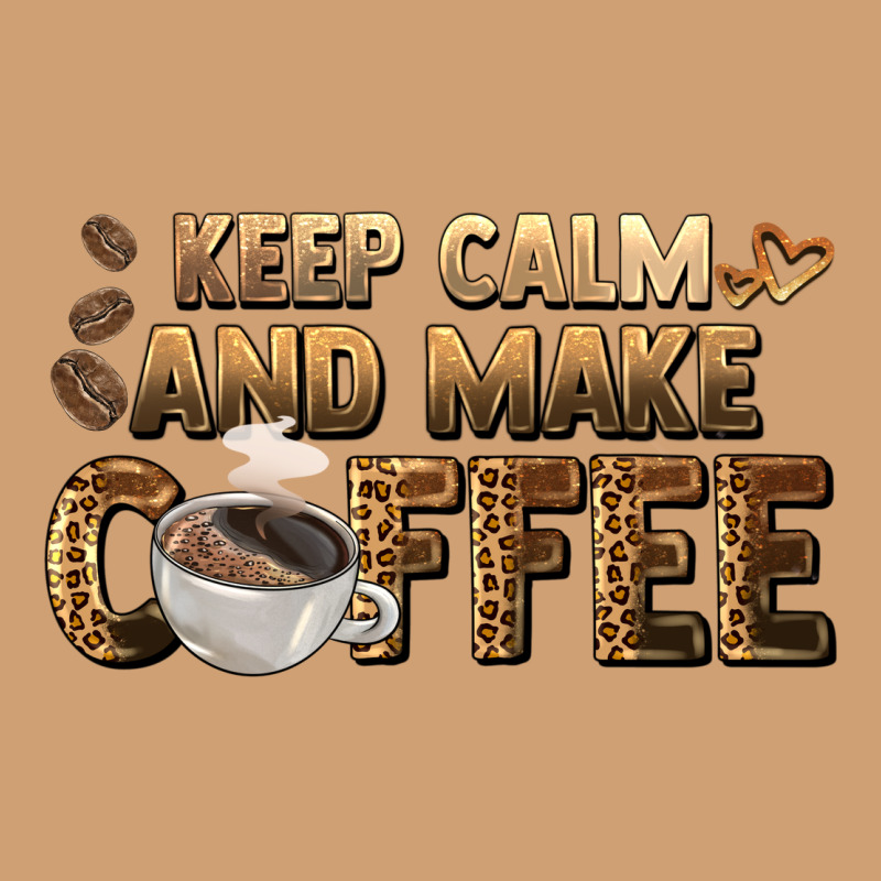 Keep Calm And Make Coffee Vintage Tee by BarkalooDesign | Teevron