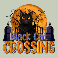 Black Cat Crossing Long Sleeve Tee | Teevron