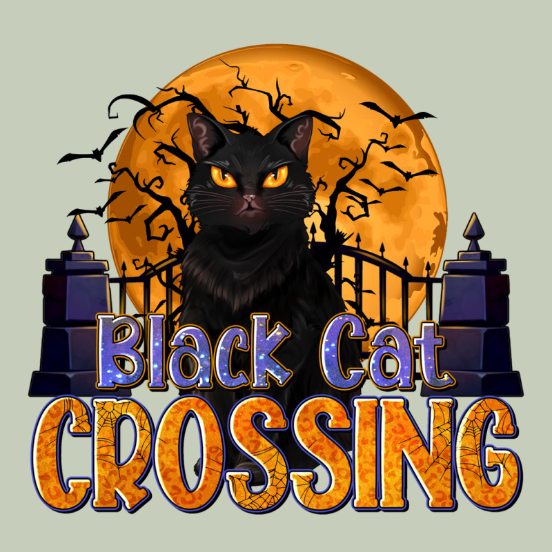 Black Cat Crossing Long Sleeve Tee by texasbilliewilder | Teevron