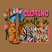 Closing Deals In High Heels Black Fashion Girl Vintage Tee | Teevron
