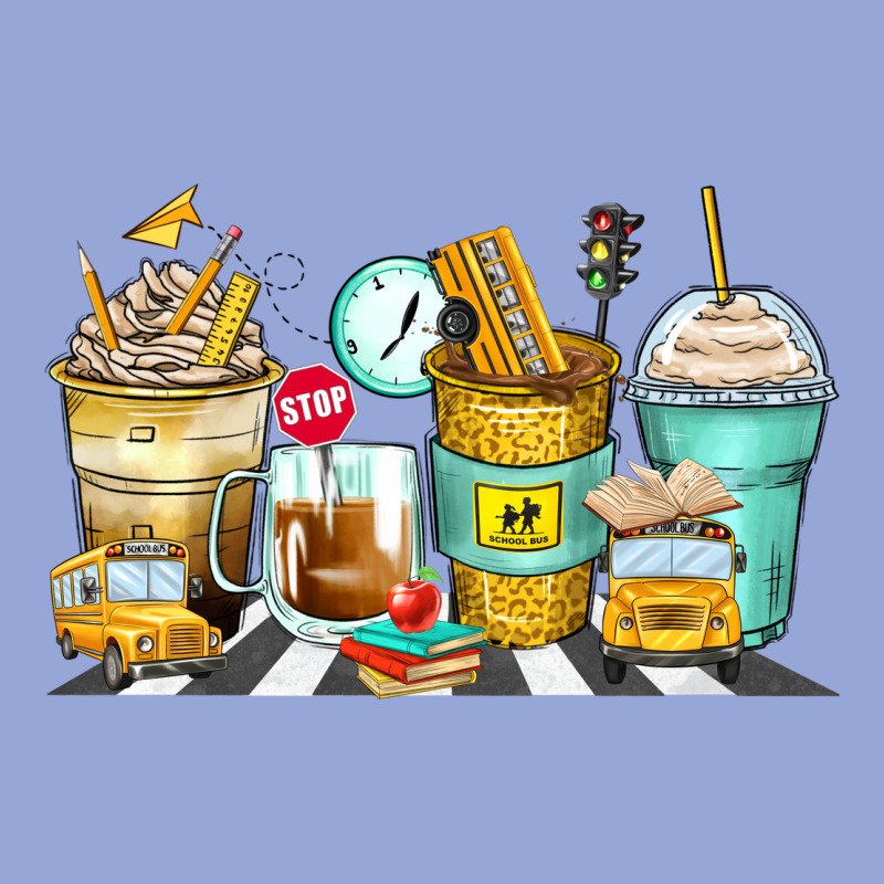 School Bus Coffee Cups Classic Tee by Zillion Design Studio | Teevron