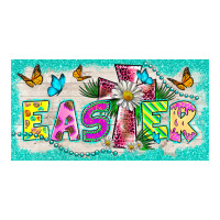 easter cross license plate template | Teevron
