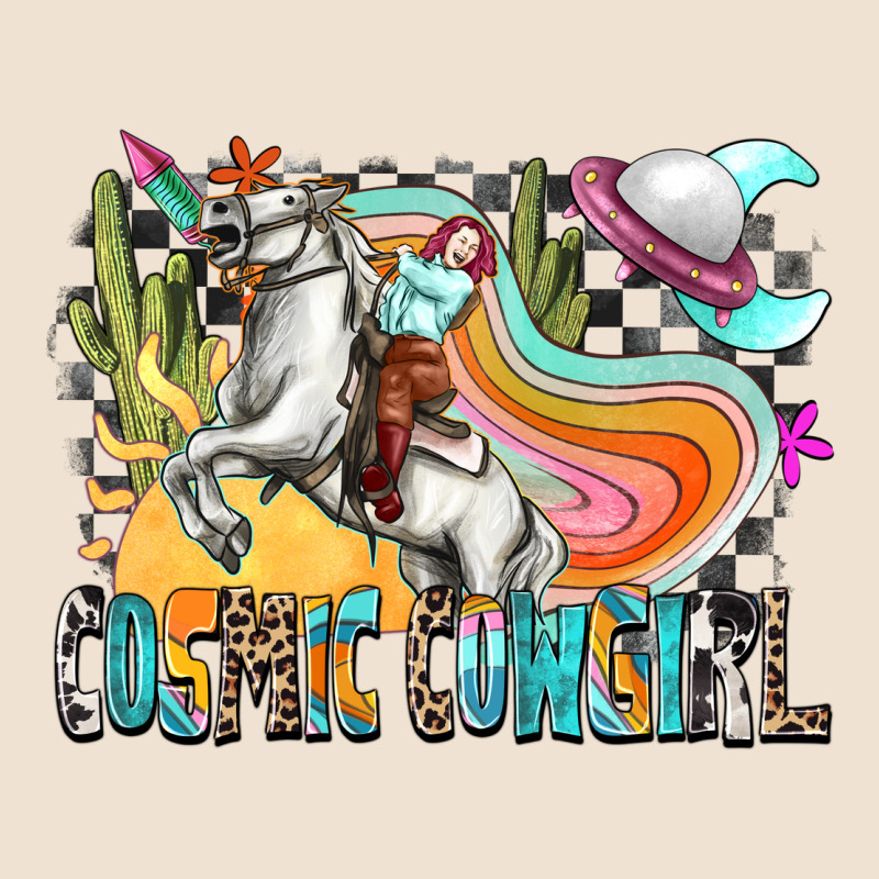 Cosmic Cowgirl Urban Heavy Tee by Zillion Design Studio | Teevron