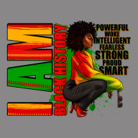 I Am Black History Afro American Woman Vintage Tee | Teevron