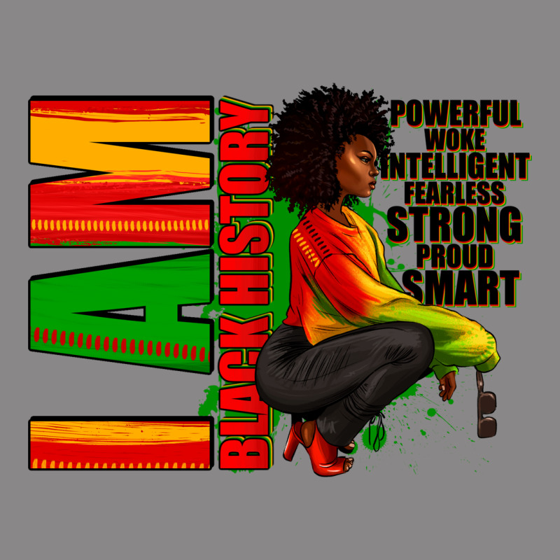 I Am Black History Afro American Woman Vintage Tee by RanaPortraitStore | Teevron