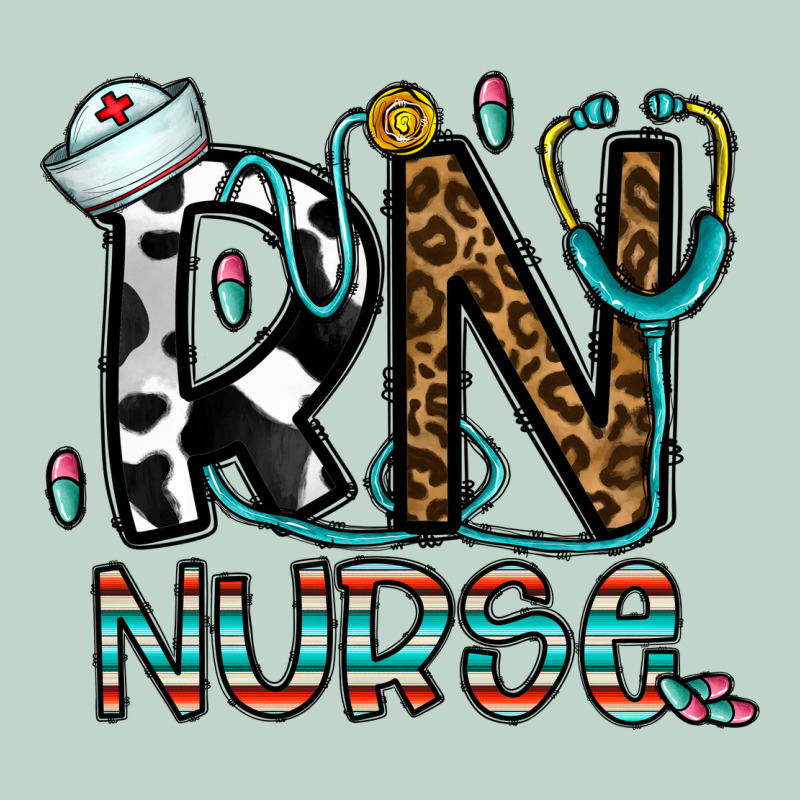 Rn Nurse Zipper Hoodie by CowhideDigitalArt | Teevron