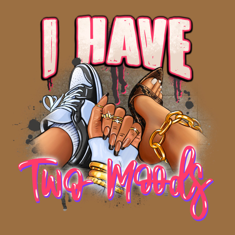 I Have Two Moods Sneaker And Heels Vintage Tee by RanaPortraitStore | Teevron