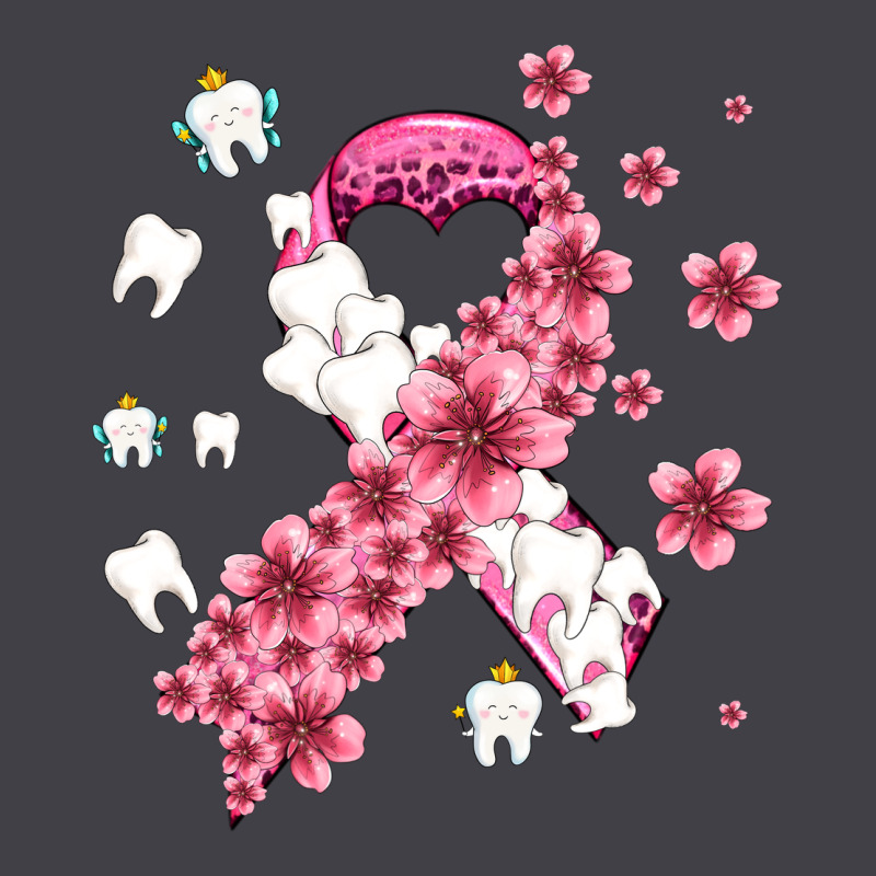 Teeth And Flower Cancer Ribbon Heavyweight Hoodie by AdoDesignShop | Teevron