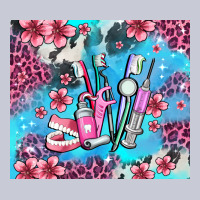 Dentist Element With Flowers Heavyweight Hoodie | Teevron