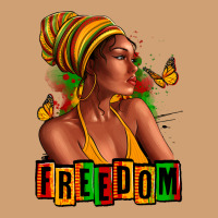 Juneteenth Freedom Afro Woman Vintage Tee | Teevron