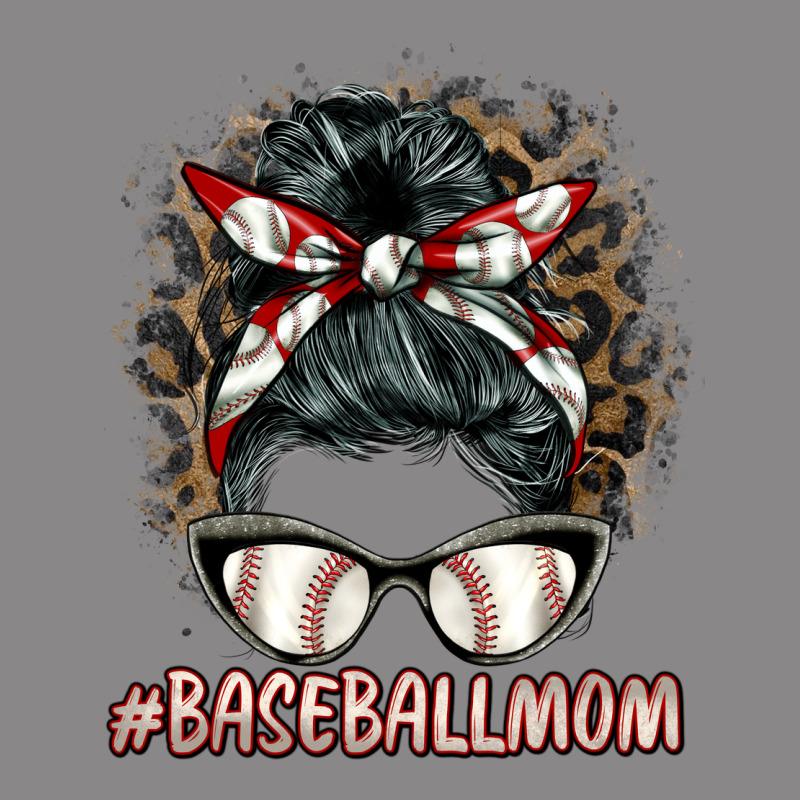 Baseballmom Messy Bun Vintage Tee by BarkalooDesign | Teevron