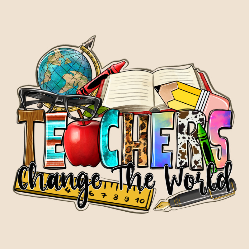 Teachers Change The World Urban Heavy Tee by Zillion Design Studio | Teevron