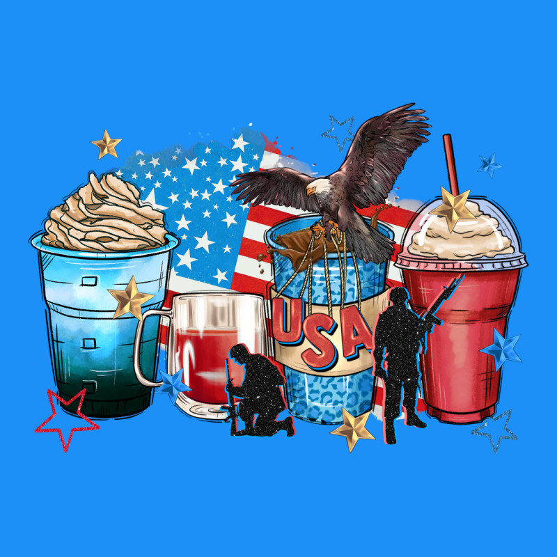 Usa Coffee Cups Classic Tee by Zillion Design Studio | Teevron