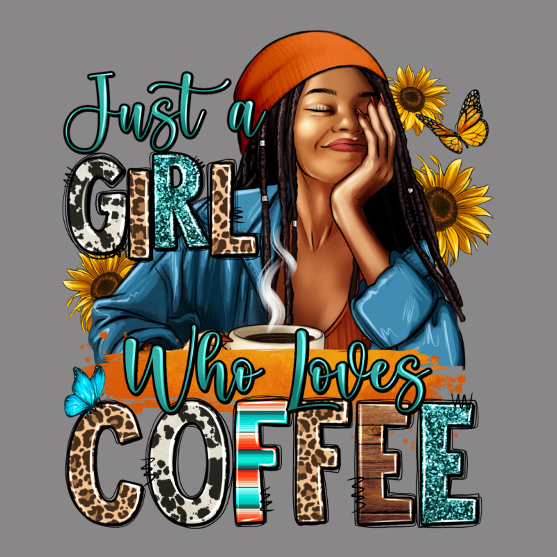 Just A Girl Who Loves Coffee Vintage Tee by RanaPortraitStore | Teevron