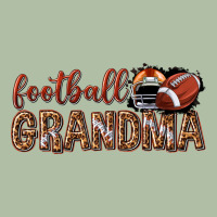 Football Grandma With Leopard Urban Heavy Tee | Teevron