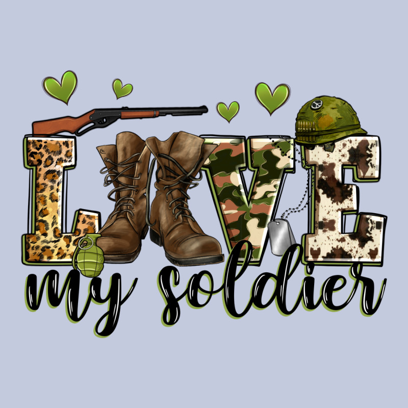Love My Soldier Long Sleeve Tee by Zillion Design Studio | Teevron